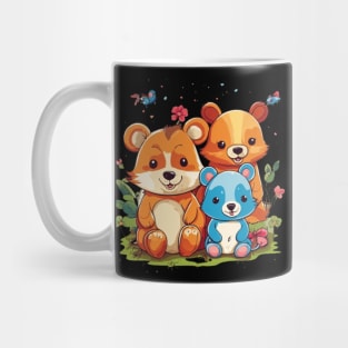 Playful kids animal design sticker For Car Girl Boy Kids Gift Mug